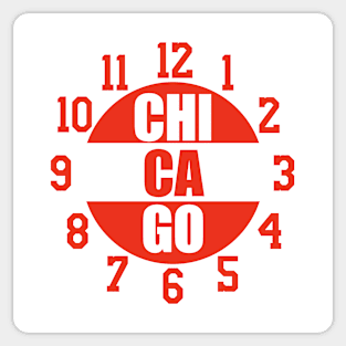 CHICAGO WALL CLOCK Sticker